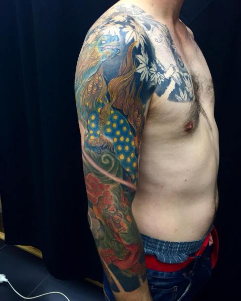 clareketontattoos_wip_dragon_tattoo