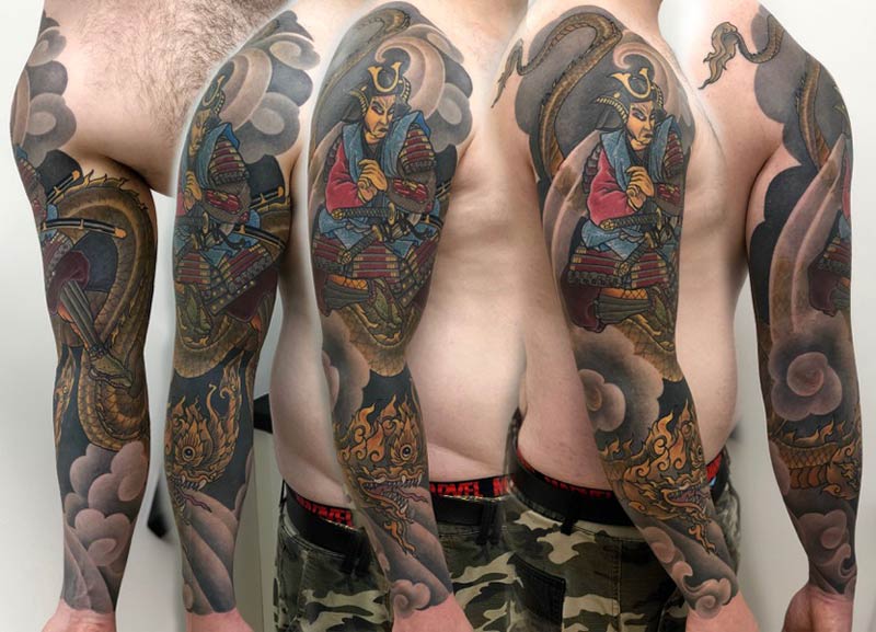 Miyamotomusashi and Naga Dragon