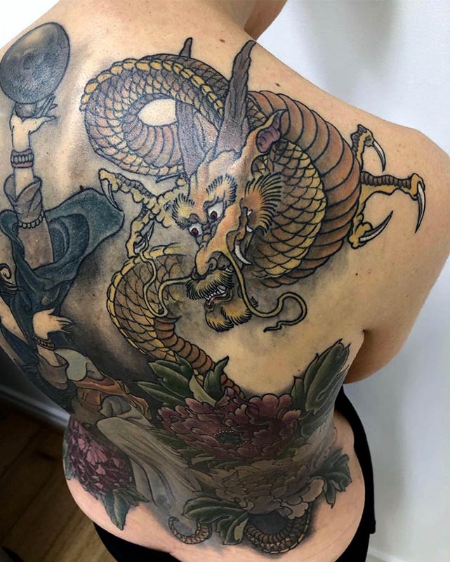 ‘Nuwa'- Chinese Goddess full back coverup